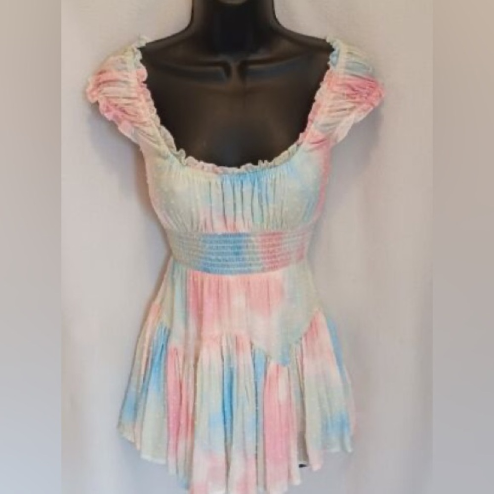 Isabella’s Cabinet NAOMI SKY BLUE POLKA DOT ROMPER